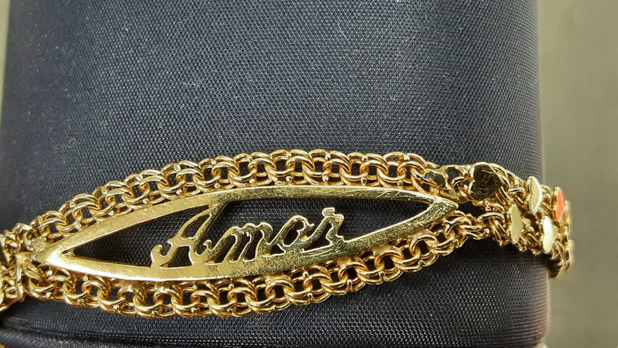 ID Bracelet - Yellow Gold 14k (.585) 10.6 grams 7 inch