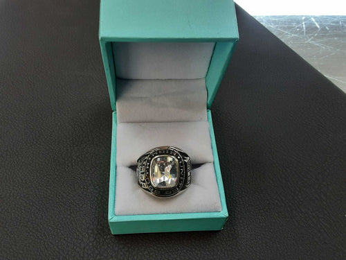Men's Ring - High School Ring - White Gold 10k (.417) 16.3 grams Size 20