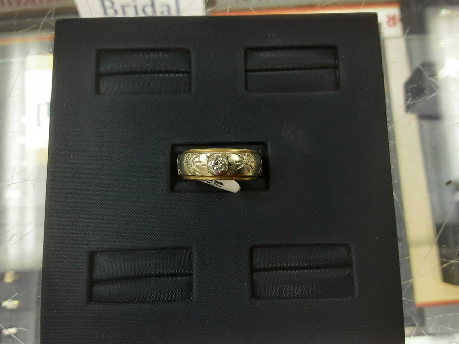 Men's Ring - White Gold 14k (.585) 6.4 grams Size 7
