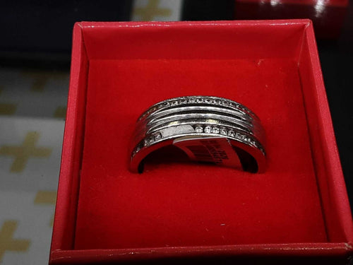 Men's Ring - White Gold 10k (.417) 5.8 grams Size 12.5