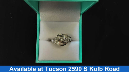 Women's Ring - White Gold 14k (.585) 3.9 grams Size 8.5