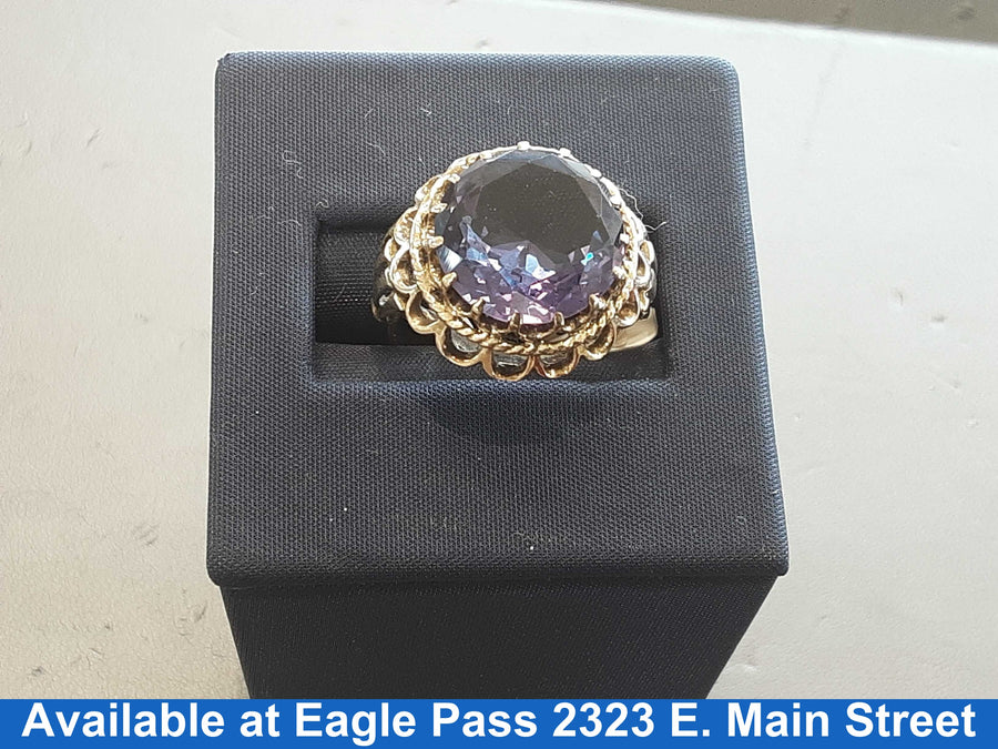 Women's Ring - Yellow Gold 14k (.585) 4.6 grams Size 7