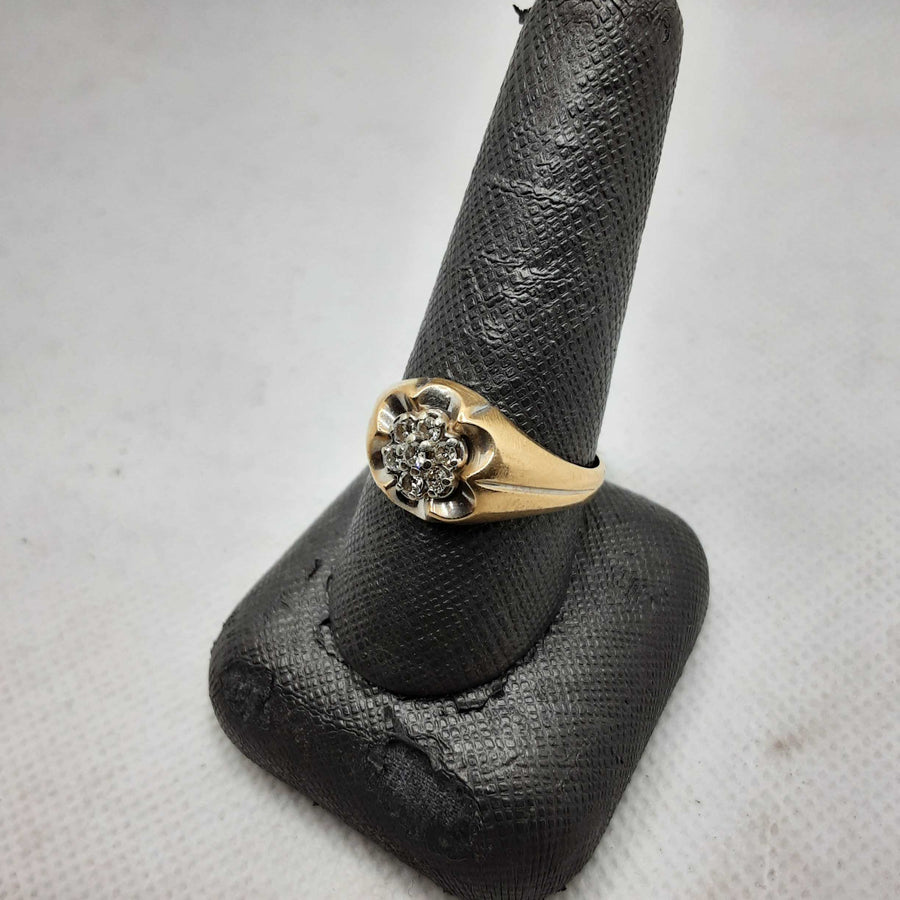 Women's Ring - Yellow Gold 14k (.585) 3.7 grams Size 10