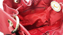 Mcm Red Leather Tote Red Purse / Handbag