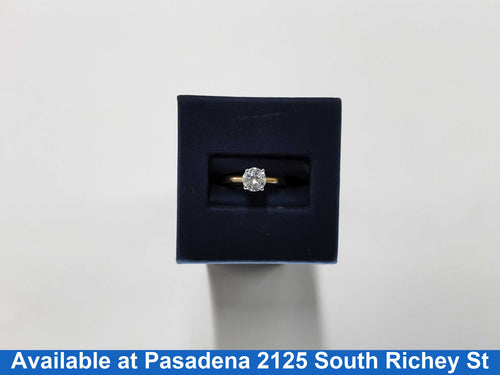 Ring - Engagement Set - Yellow Gold 14k (.585) 1.9 grams Size 6.5