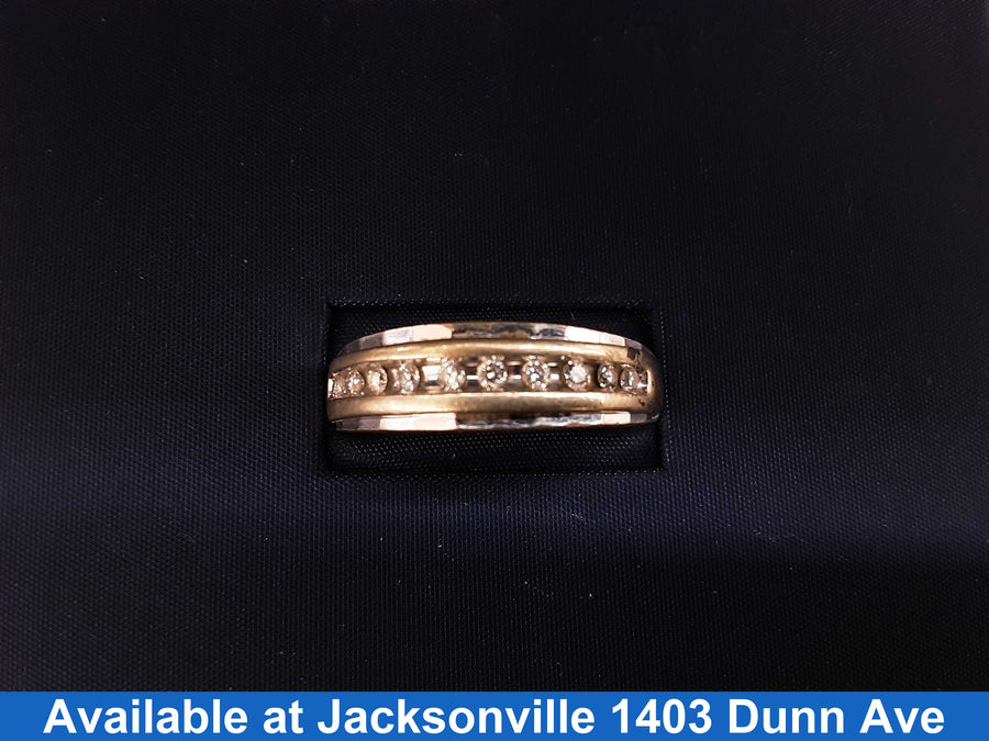 Ring - Wedding Band - White Gold 10k (.417) 4.4 grams Size 11