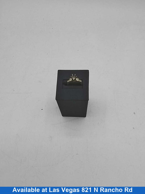 Women's Ring - Solitaire - White Gold 18k (.750) 6.7 grams Size 20
