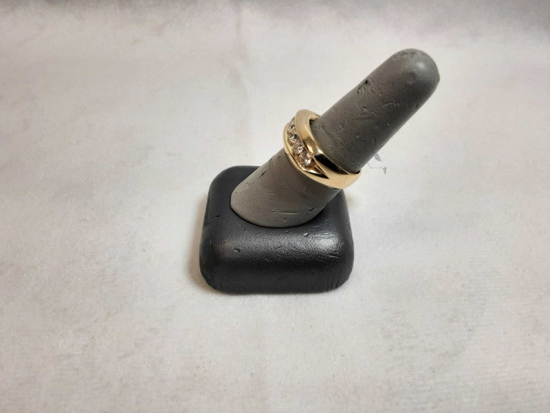 Fancy Wedding Band 14k