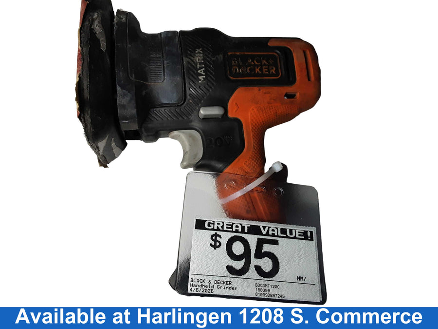 Black & Decker Bdcdmt120c Black Cordless Grinder