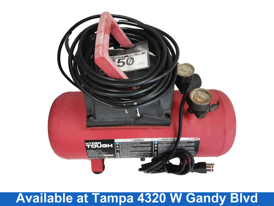 Hyper Tough 0100313a Red Electric Compressor
