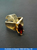 Women's Ring - Solitaire - Yellow Gold 14k (.585) 6.1 grams Size 20