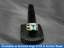 Men's Ring - Yellow Gold 14k (.585) 7.2 grams Size 9