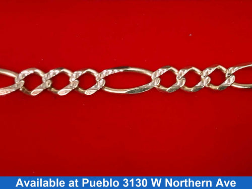 Figaro Bracelet - Yellow Gold 14k (.585) 8.9 grams 7 inch