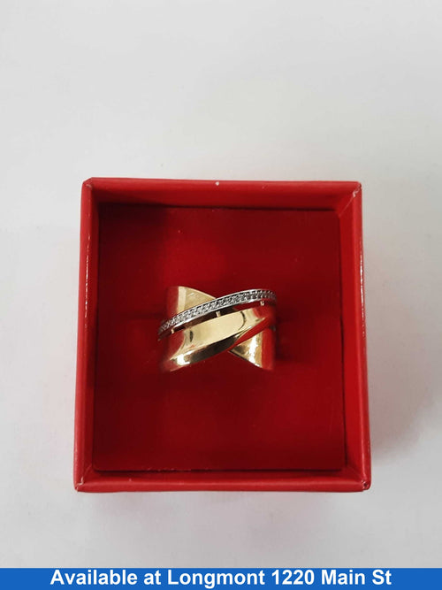 Women's Ring - Yellow Gold 14k (.585) 4.6 grams Size 7.5