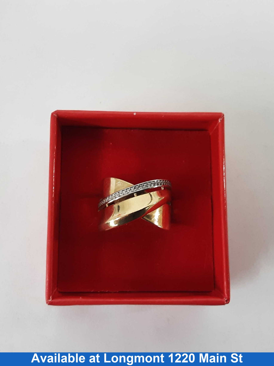 Women's Ring - Yellow Gold 14k (.585) 4.6 grams Size 7.5