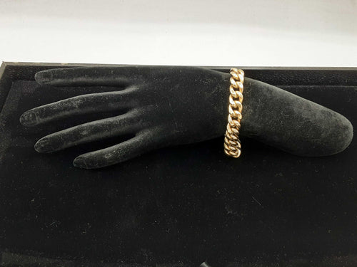 Cuban Link Bracelet - Yellow Gold 10k (.417) 21.2 grams 7 inch