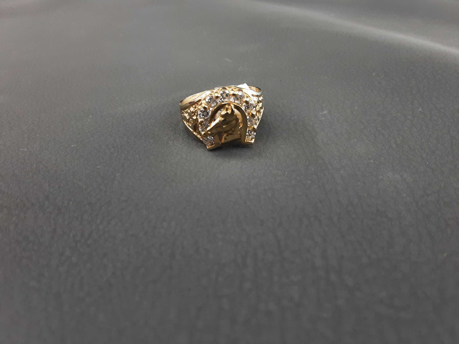 Men's Ring - Yellow Gold 10k (.417) 3.1 grams Size 20