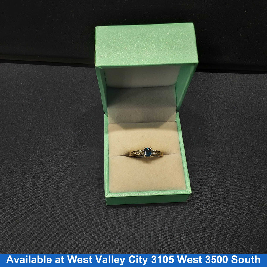 Ring - Engagement Set - Yellow Gold 14k (.585) 2.9 grams Size 5