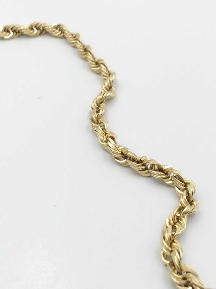 Rope Bracelet - Yellow Gold 10k (.417) 10.7 grams 8 inch