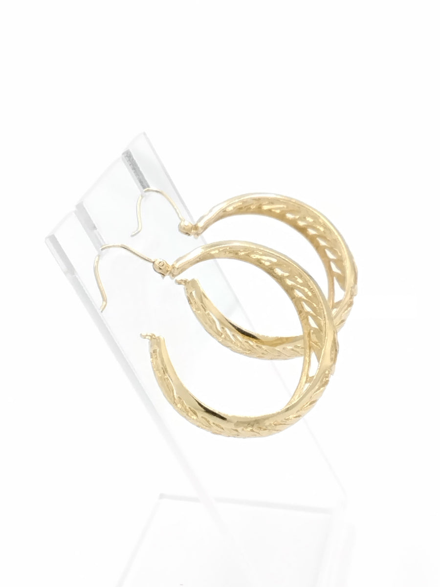 Bangle Earrings - Yellow Gold 14k (.585) 7.9 grams