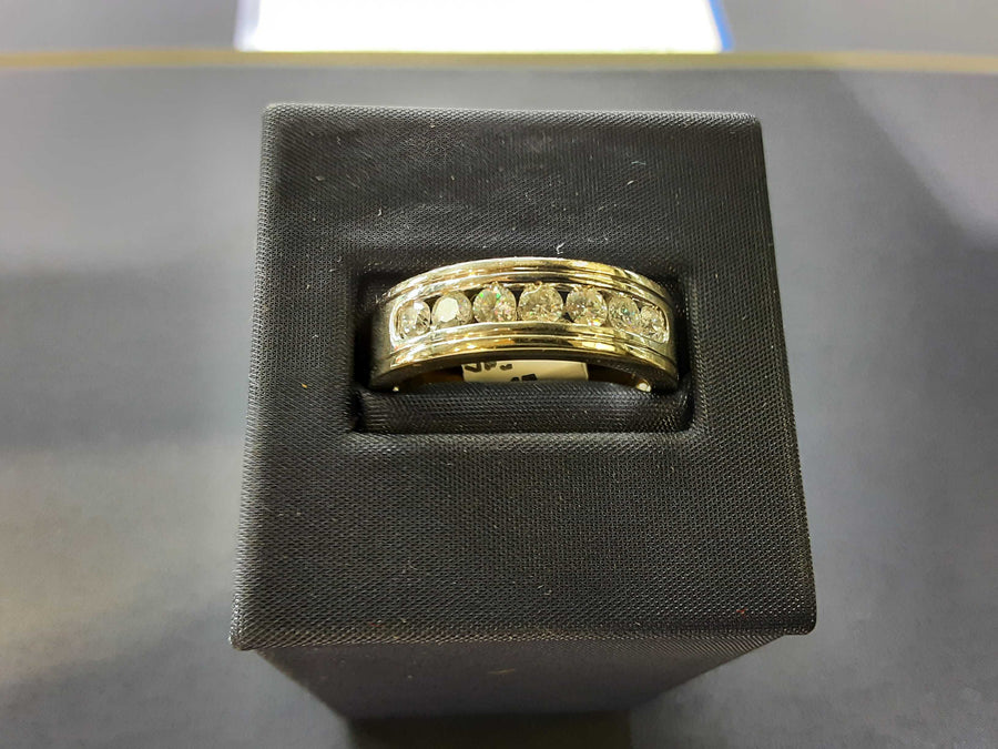 Men's Ring - White Gold 14k (.585) 7.4 grams Size 10.5