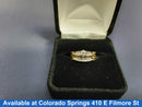 Ring - Wedding Set - Yellow Gold 14k (.585) 3 grams Size 9.5