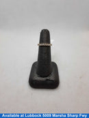 Women's Ring - Anniversary - Yellow Gold 14k (.585) 2.4 grams Size 5