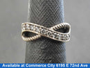 Women's Ring - White Gold 10k (.417) 4.1 grams Size 5.5