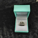 Women's Ring - Solitaire - White Gold 10k (.417) 10.3 grams Size 6.5