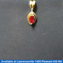 Diamond Pendant - Yellow Gold 14k (.585) 1.3 grams