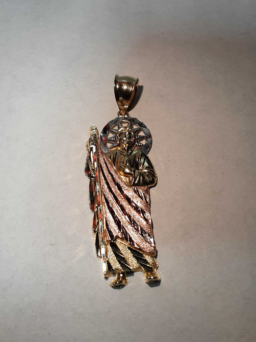 Religious Pendant - Tricolor Gold 14k (.585) 6.6 grams