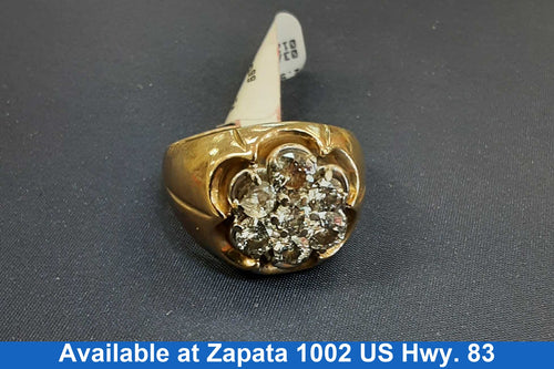 Men's Ring - Yellow Gold 14k (.585) 9.6 grams Size 11