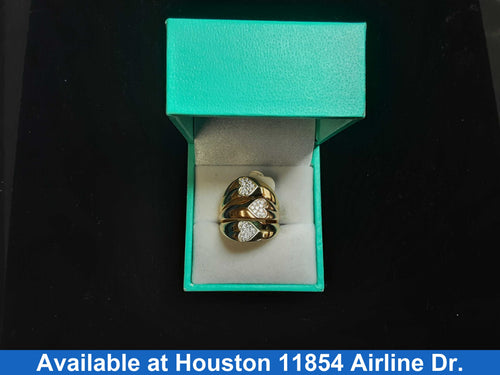 Women's Ring - Yellow Gold 10k (.417) 5.6 grams Size 7