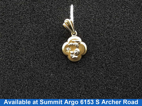 Religious Pendant - Yellow Gold 14k (.585) 2.5 grams