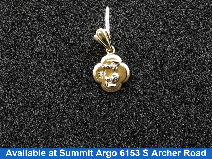 Religious Pendant - Yellow Gold 14k (.585) 2.5 grams