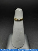 Women's Ring - Yellow Gold 14k (.585) 1.6 grams Size 3.5