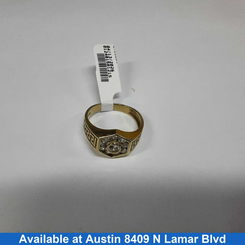 Men's Ring - Yellow Gold 10k (.417) 5 grams Size 10