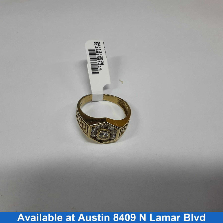 Men's Ring - Yellow Gold 10k (.417) 5 grams Size 10
