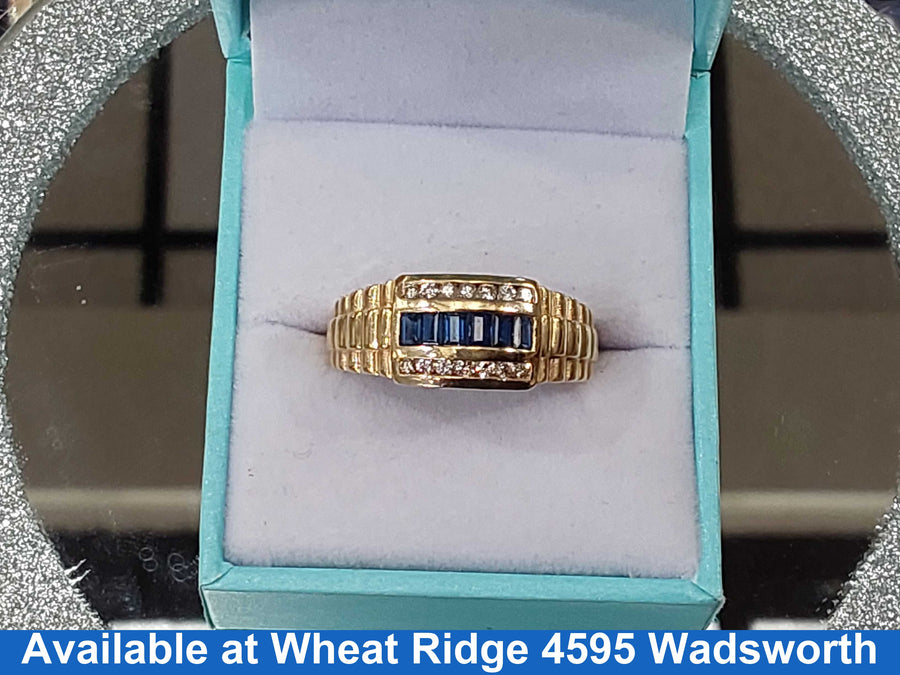 Men's Ring - Yellow Gold 14k (.585) 7.8 grams Size 11