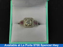 Women's Ring - White Gold 18k (.750) 8.2 grams Size 7