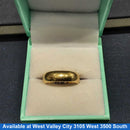 Ring - Wedding Band - Yellow Gold 14k (.585) 6 grams Size 8