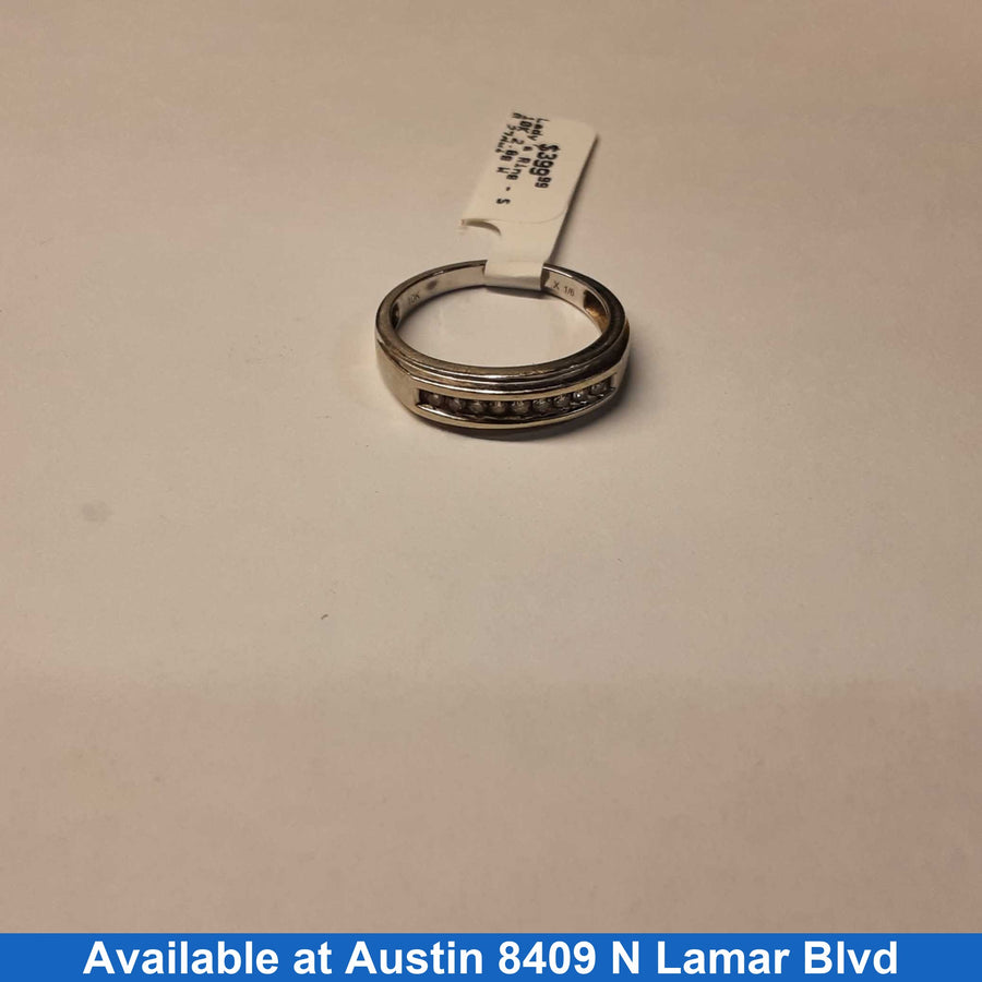 Women's Ring - Solitaire - White Gold 10k (.417) 2.8 grams Size 8