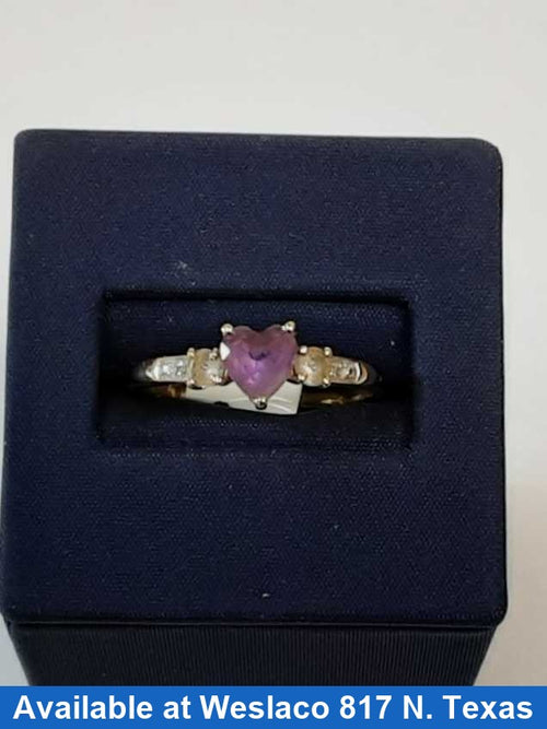 Women's Ring - Yellow Gold 10k (.417) 1.8 grams Size 9