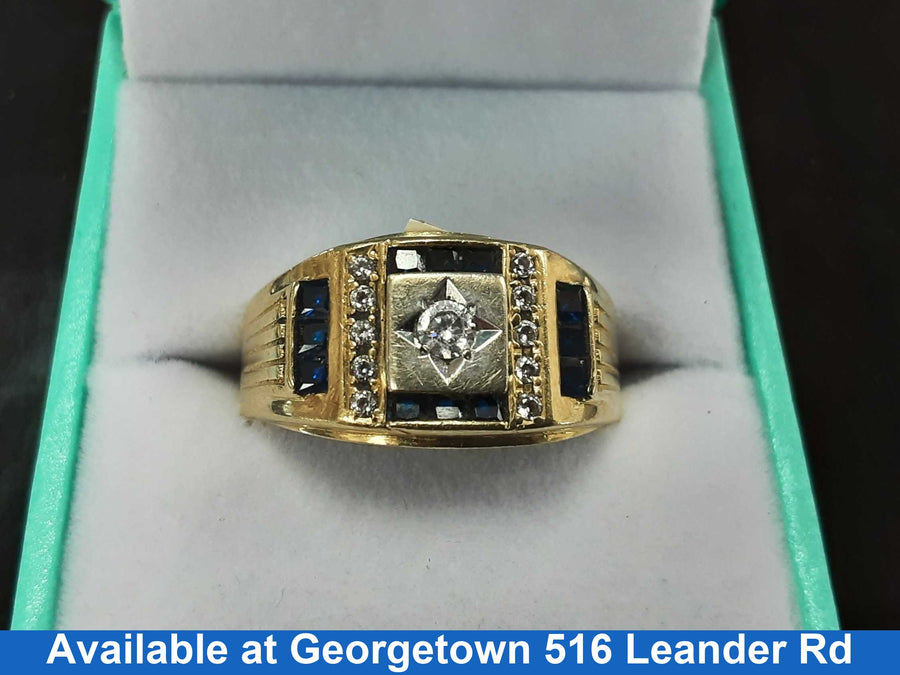 Men's Ring - Yellow Gold 14k (.585) 6.2 grams Size 10