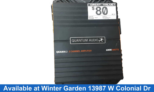 Quantum Qea800.2 Black Generic Amplifier Head