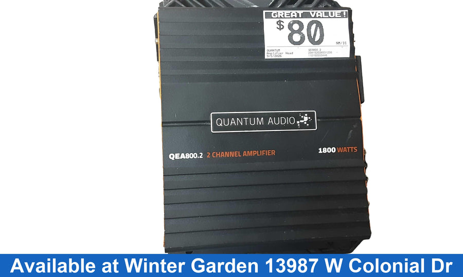 Quantum Qea800.2 Black Generic Amplifier Head