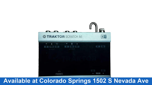 Traktor Scratch A6 Black Analog Mixer