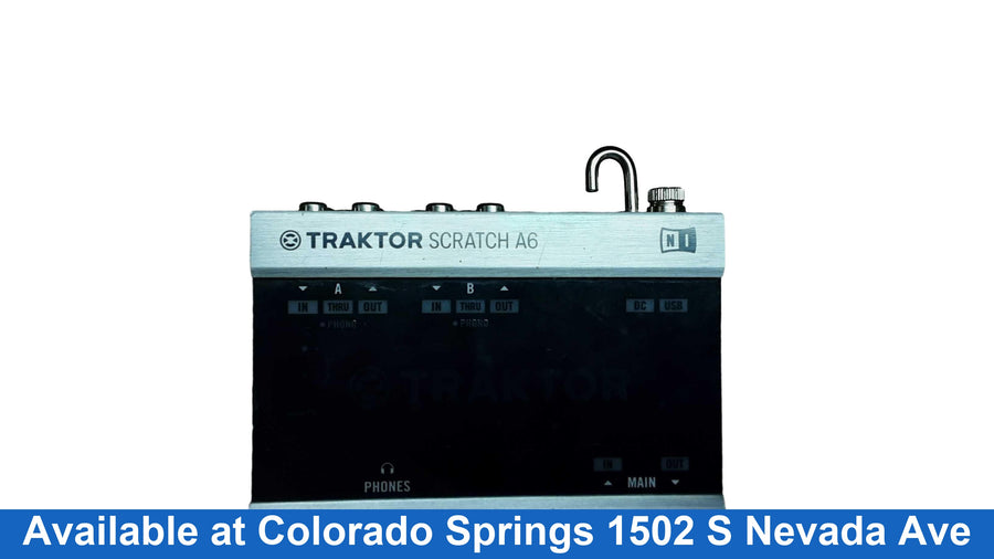 Traktor Scratch A6 Black Analog Mixer
