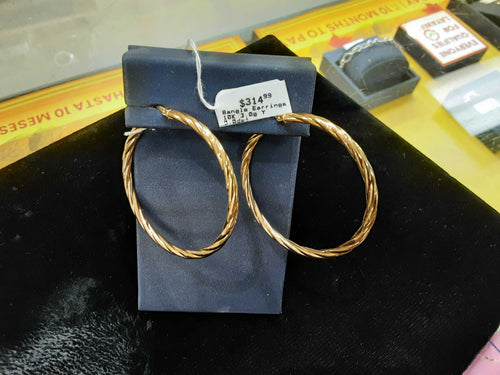 Bangle Earrings - Yellow Gold 10k (.417) 3 grams
