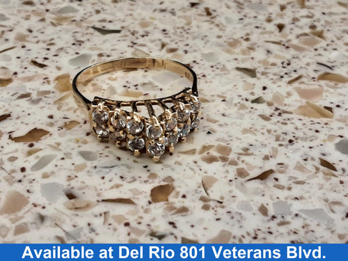 Women's Ring - Yellow Gold 10k (.417) 2.7 grams Size 8.5